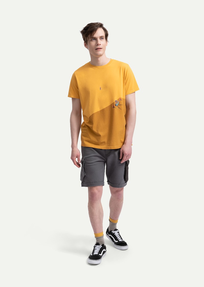 KAFT Sulphur Unisex Regular Creative Tshirt Laugar - 4